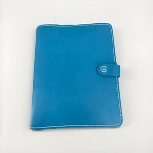 Filofax The Original A5 Leather Planner Organizer Teal Ring Binder Agenda